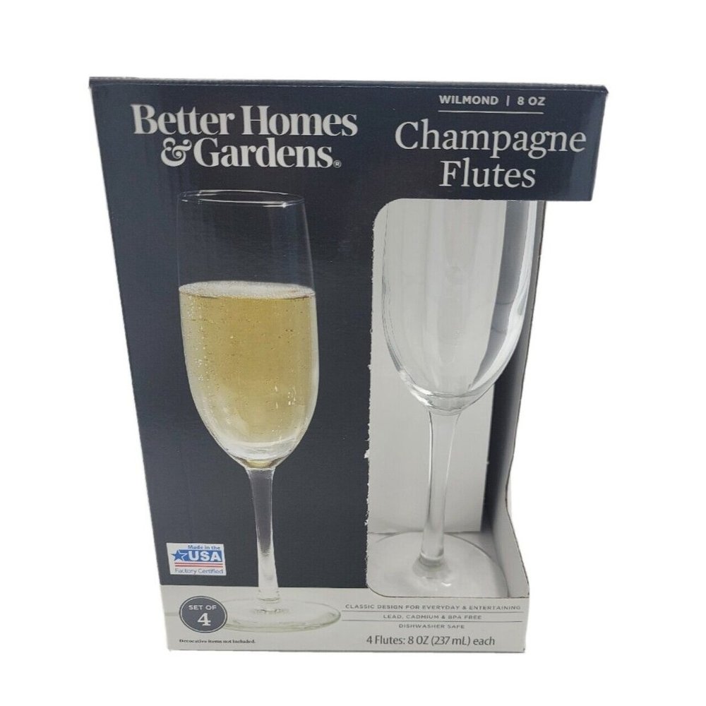 Champagne Flute Glasses Better Homes Garden Set Of 4